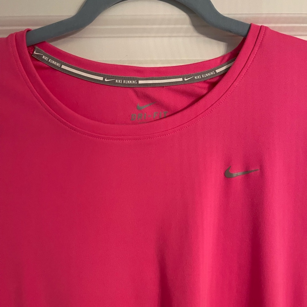 Nike Hot Pink Dri-FIT Running Tee
